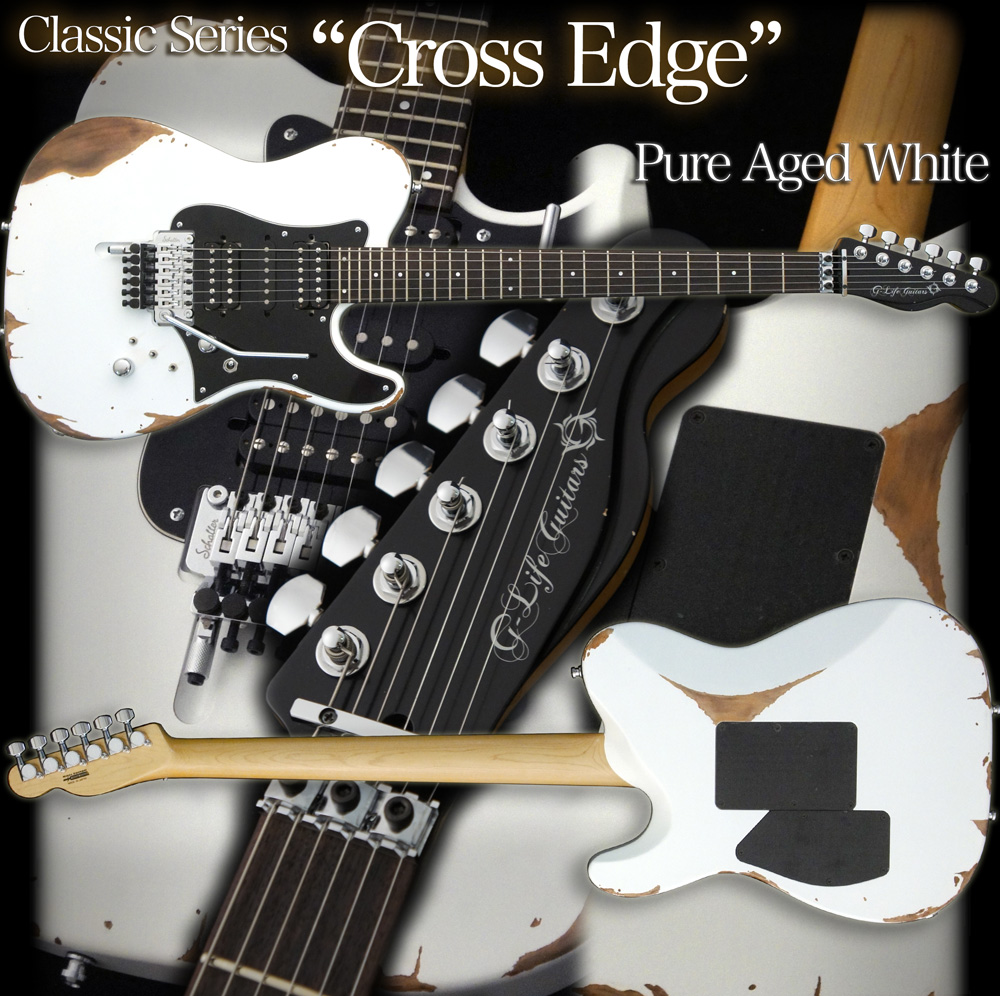 G-Life Guitars /-Classic Series-“Cross Edge” / Pure Aged White