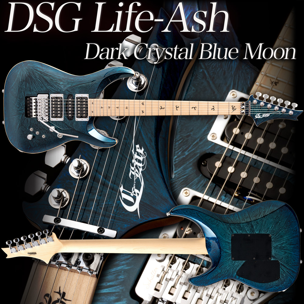 G-Life Guitars / DSG Life-Ash / Dark Crystal Blue Moon