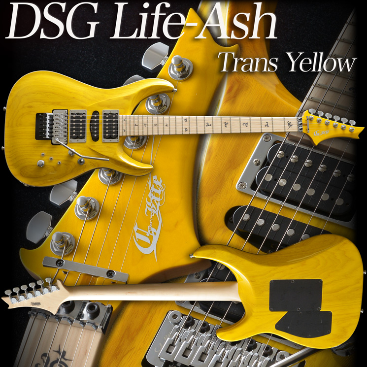 G-Life Guitars / DSG Life-Ash / Trance Yellow