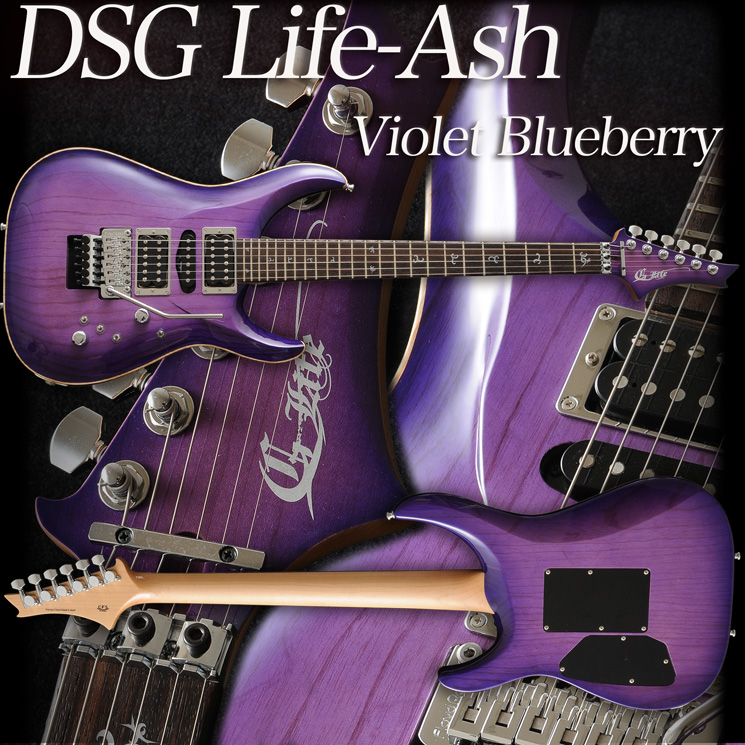 G-Life Guitars / DSG Life-Ash Violet Blueberry