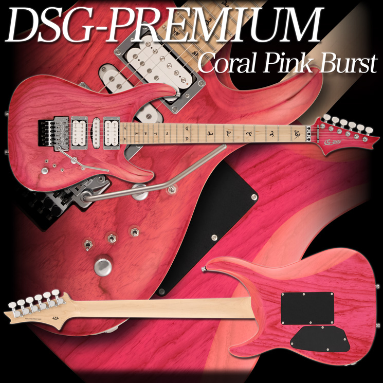 G-Life Guitars / DSG PREMIUM(Coral Pink Burst)