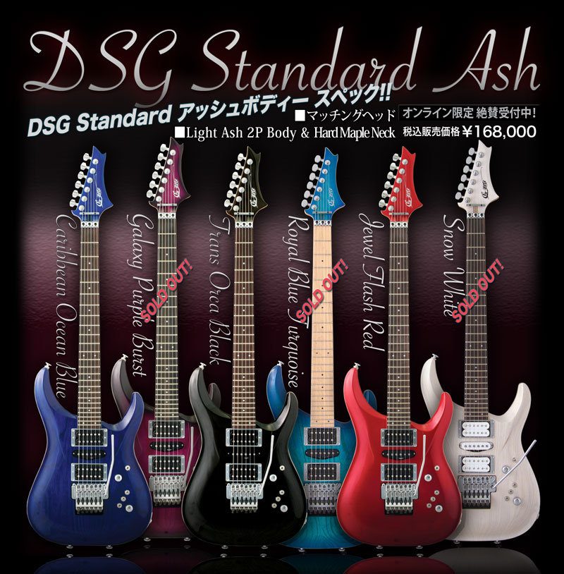 G-Life Guitars / DSG Standard Ash